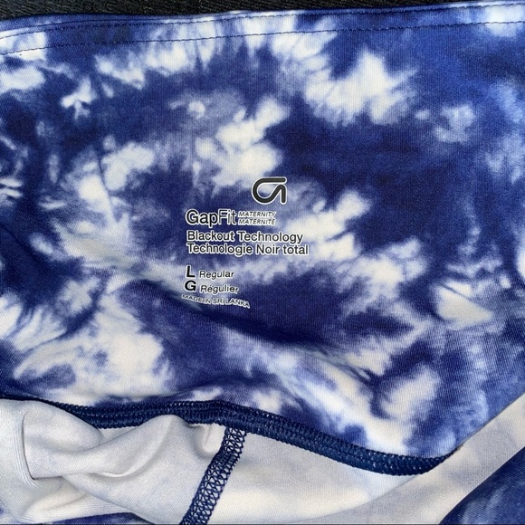 💕Host Pick💕 Gap Maternity Full Panel Tie Dye Crop Leggings - Picture 4 of 8